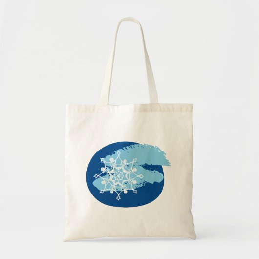 Tote Bag Flèche de neige en hiver (Devant)