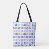 Tote Bag Flèche de neige scandinave (Dos)