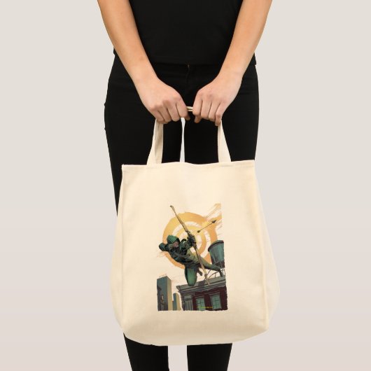 Tote Bag Flèche | Flèche verte Du Toit (Devant (produit))