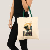 Tote Bag Flèche | Flèche verte Du Toit (Devant (produit))