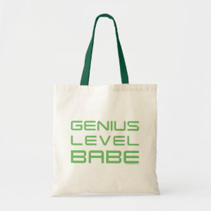 Tote Bag Flèche   Genius Level Babe