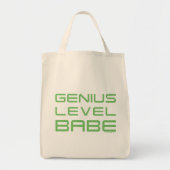 Tote Bag Flèche | Genius Level Babe (Devant)