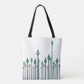 Tote Bag Flèche | Graphique Flèches verticales (Dos)