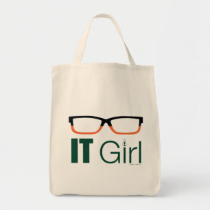 Tote Bag Flèche IL verres de fille graphiques