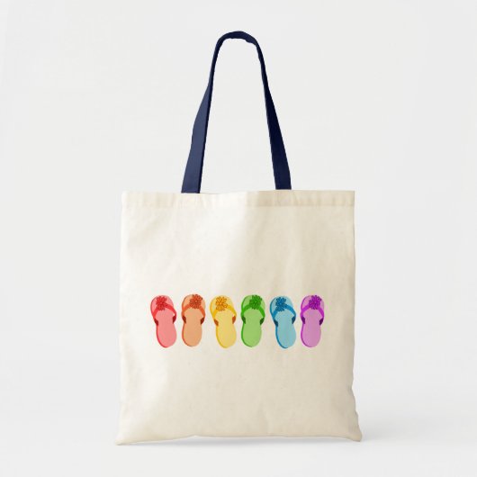 Tote Bag Flèches arc-en-ciel (Devant)