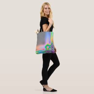 Tote Bag Flèches arc-en-ciel lumineuses