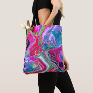 Tote Bag Flèches colorées Abstrait Fluid Art