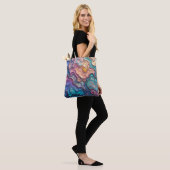 Tote Bag Flèches colorées en Abalone (Sur le modèle)