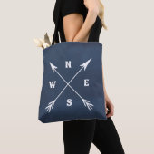 Tote Bag Flèches compass (De près)