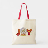 Tote Bag Flèches de neige de Noël (Dos)