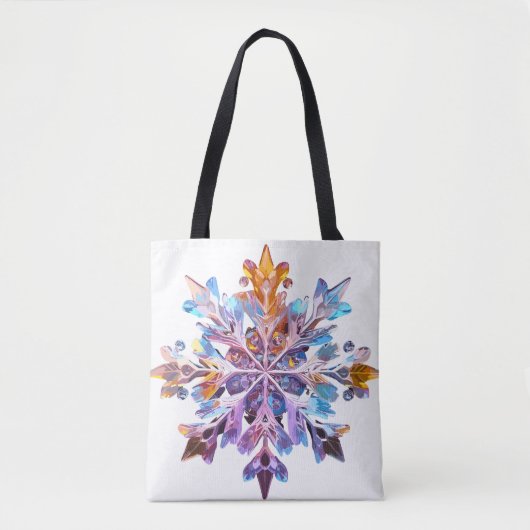 Tote Bag Flèches de neige Iridescente (Devant)