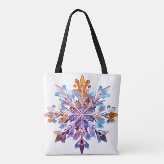 Tote Bag Flèches de neige Iridescente (Dos)