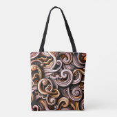 Tote Bag Flèches énergétiques rustiques (Dos)