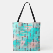 Tote Bag Flèches et aquarelle (Dos)