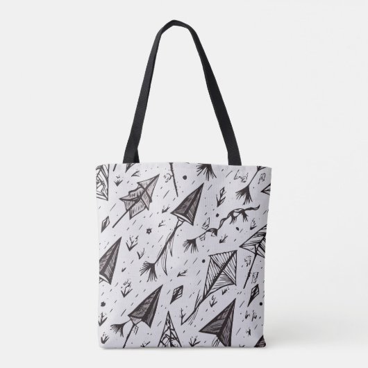 Tote Bag Flèches et cercles (Dos)