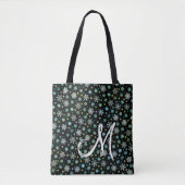 Tote Bag Flèches noires sous diverses formes Monogramme mod (Devant)