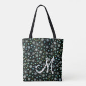 Tote Bag Flèches noires sous diverses formes Monogramme mod (Dos)