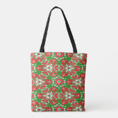 Tote Bag Flèches rouges, blanches et vertes (Dos)