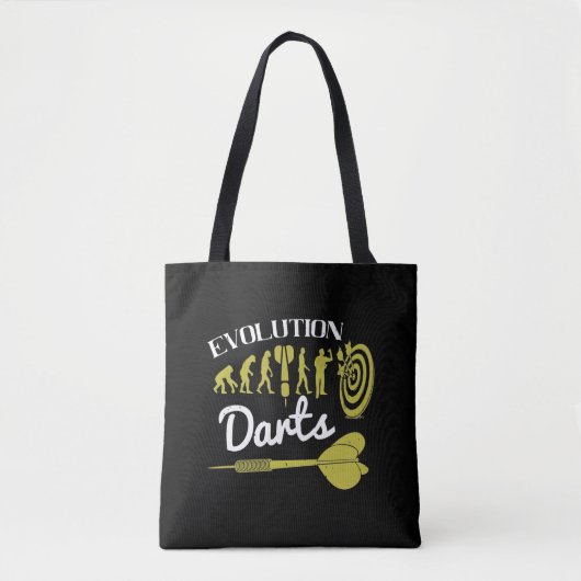 Tote Bag fléchettes - fléchettes de l'évolution (Devant)