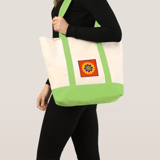 Tote Bag Fleur (Devant (produit))