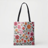 Tote Bag fleur (Devant)
