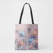Tote Bag Fleur Abstrait Moderne Tendance (Devant)