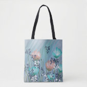 Tote Bag Fleur Abstrait Moderne Tendance (Devant)