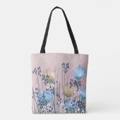 Tote Bag Fleur Abstrait Moderne Tendance (Dos)