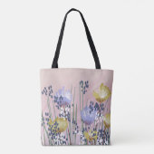 Tote Bag Fleur Abstrait Moderne Tendance (Dos)