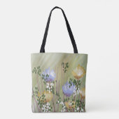Tote Bag Fleur Abstrait Moderne Tendance (Dos)
