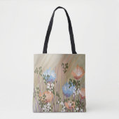 Tote Bag Fleur Abstrait Moderne Tendance (Devant)