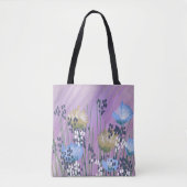 Tote Bag Fleur Abstrait Moderne Tendance (Devant)