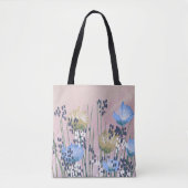 Tote Bag Fleur Abstrait Moderne Tendance (Devant)