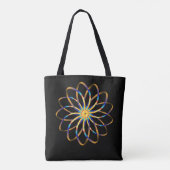 Tote Bag Fleur abstraite de blu (Dos)