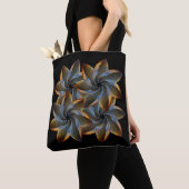 Tote Bag Fleur abstraite exotique (De près)