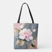 Tote Bag Fleur Abstraite Wabi-Sabi (Dos)