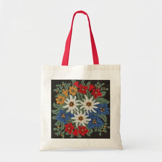 Tote Bag Fleur alpine suisse Edelweiss (Devant)