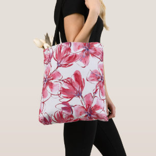 Tote Bag Fleur aquarelle