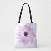 Tote Bag Fleur assez rose d'été (Devant)