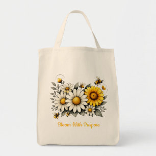 Tote Bag Fleur avec but