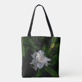 Tote Bag Fleur blanche délicate (Dos)