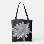 Tote Bag Fleur blanche florale blanche marguerite blanche n (Dos)