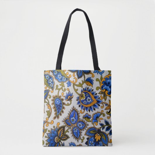 Tote Bag Fleur Bleue (Devant)