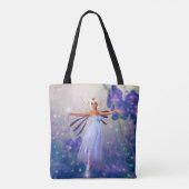 Tote Bag Fleur bleue (Dos)