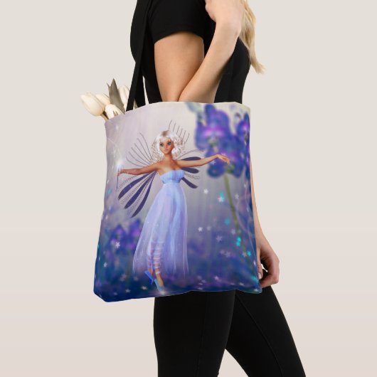 Tote Bag Fleur bleue (De près)