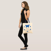 Tote Bag Fleur bleue Mariage d'honneur (Devant (modèle))