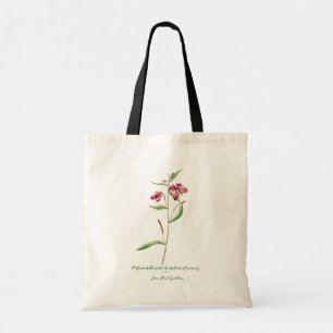 Tote Bag Fleur bohème sauvage simple Red Willowwee Reverie