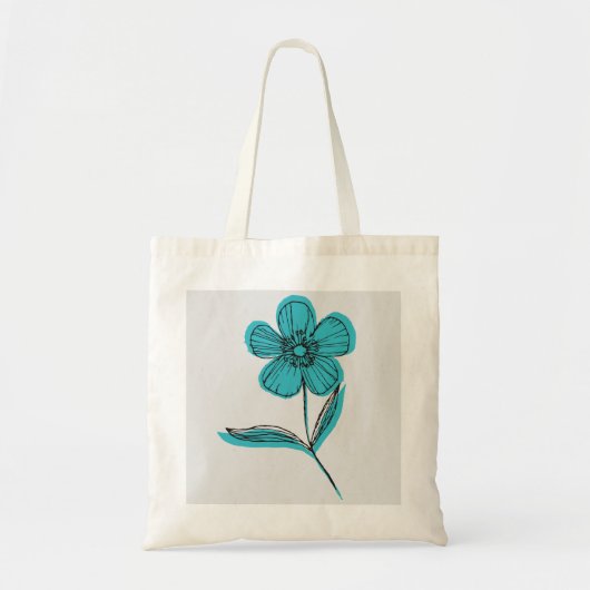 Tote Bag fleur botanique (Devant)