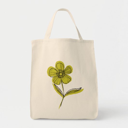 Tote Bag fleur botanique (Devant)