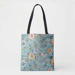 Tote Bag Fleur botanique d'aquarelle sans couleur